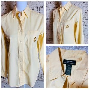 Vintage 90’s Lauren Ralph Lauren Crest Blouse